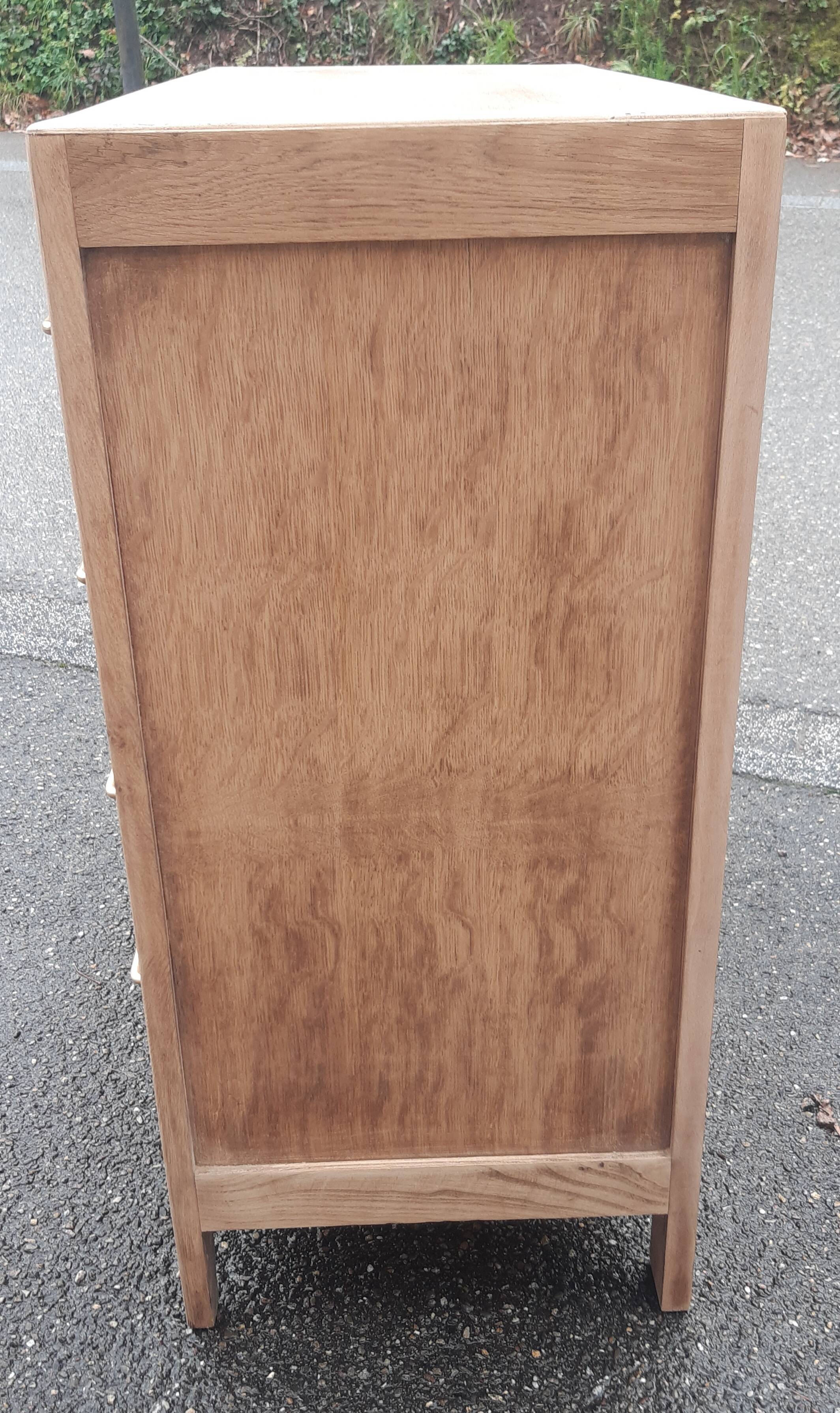 Commode vintage bois brut