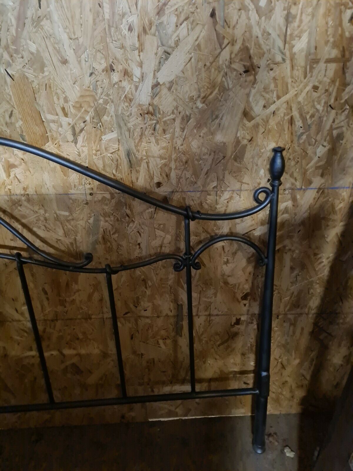 Wrought-iron headboard