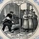 4 assiettes à dessert anciennes bleues et noires Jules Vieillard Bordeaux XIXème siècle