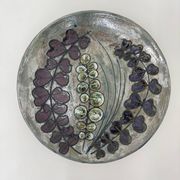 Assiette murale en céramique Rusha Handarbeit, années 1970, Allemagne