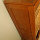 Radia vintage oak double curtain binder cabinet
