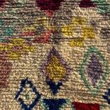 Vintage Berber wool rug, Morocco, 1990