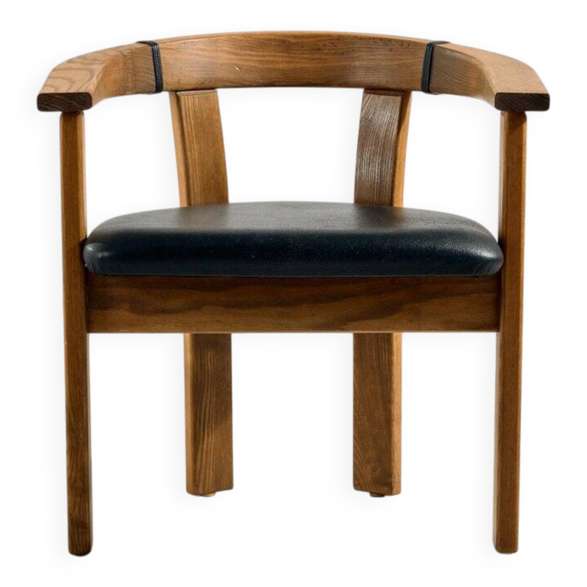 Vintage Oak Armchair by Lars Gangsø, 1970s