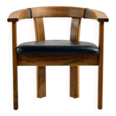Vintage Oak Armchair by Lars Gangsø, 1970s