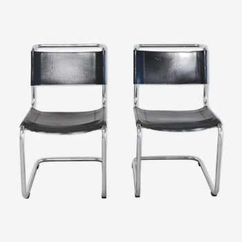 Vintage S33 Chairs by Mart Stam for Thonet
