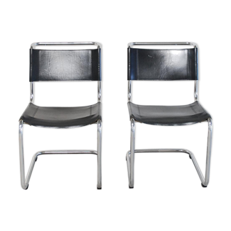 Vintage S33 Chairs by Mart Stam for Thonet