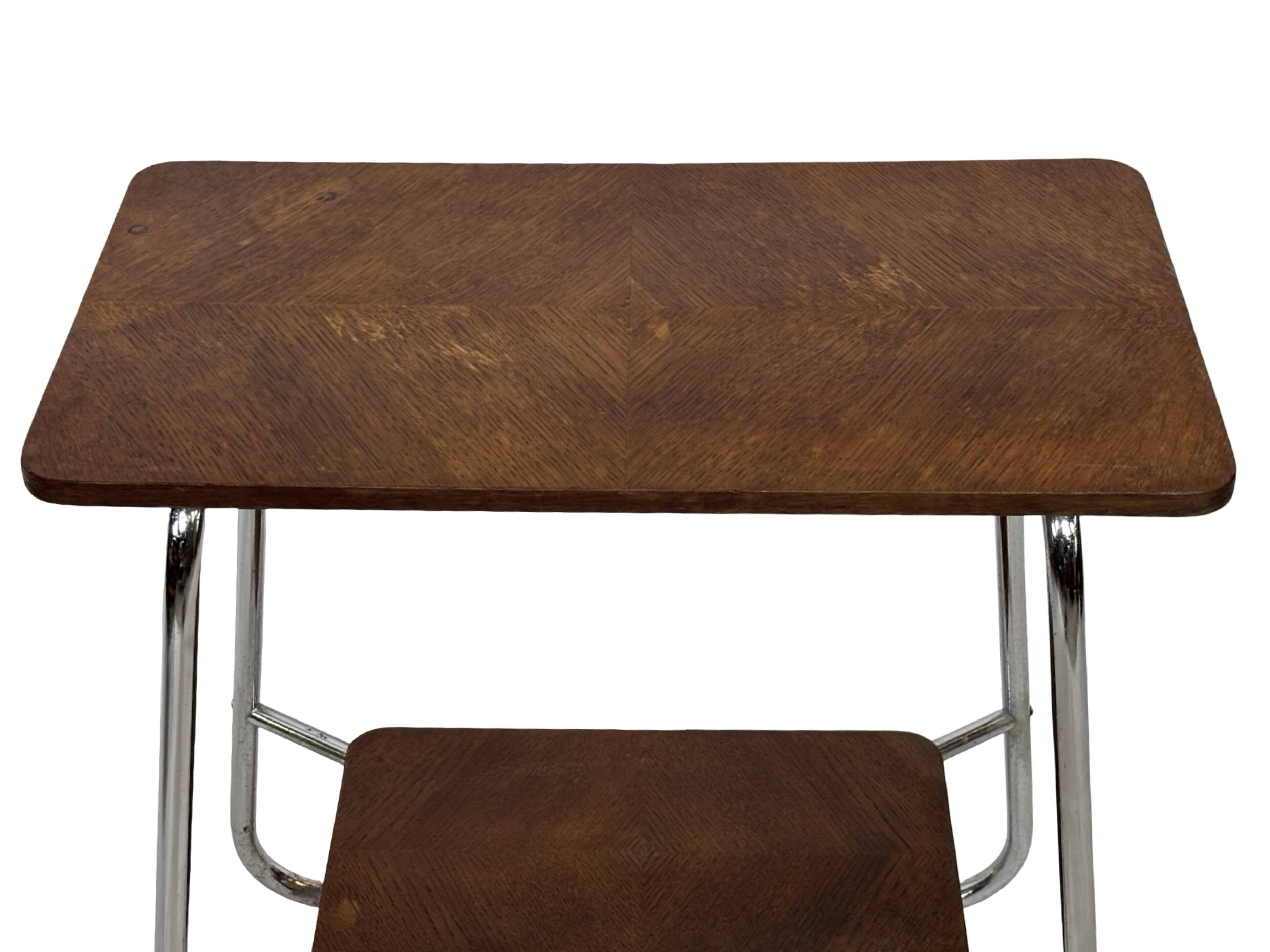 Vintage Art Deco / Bauhaus Style Side Table 60s