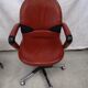 Mario Bellini office armchair for Vitra vintage havana leather