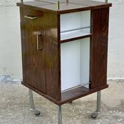 Vintage 1970s roulette bar serving trolley