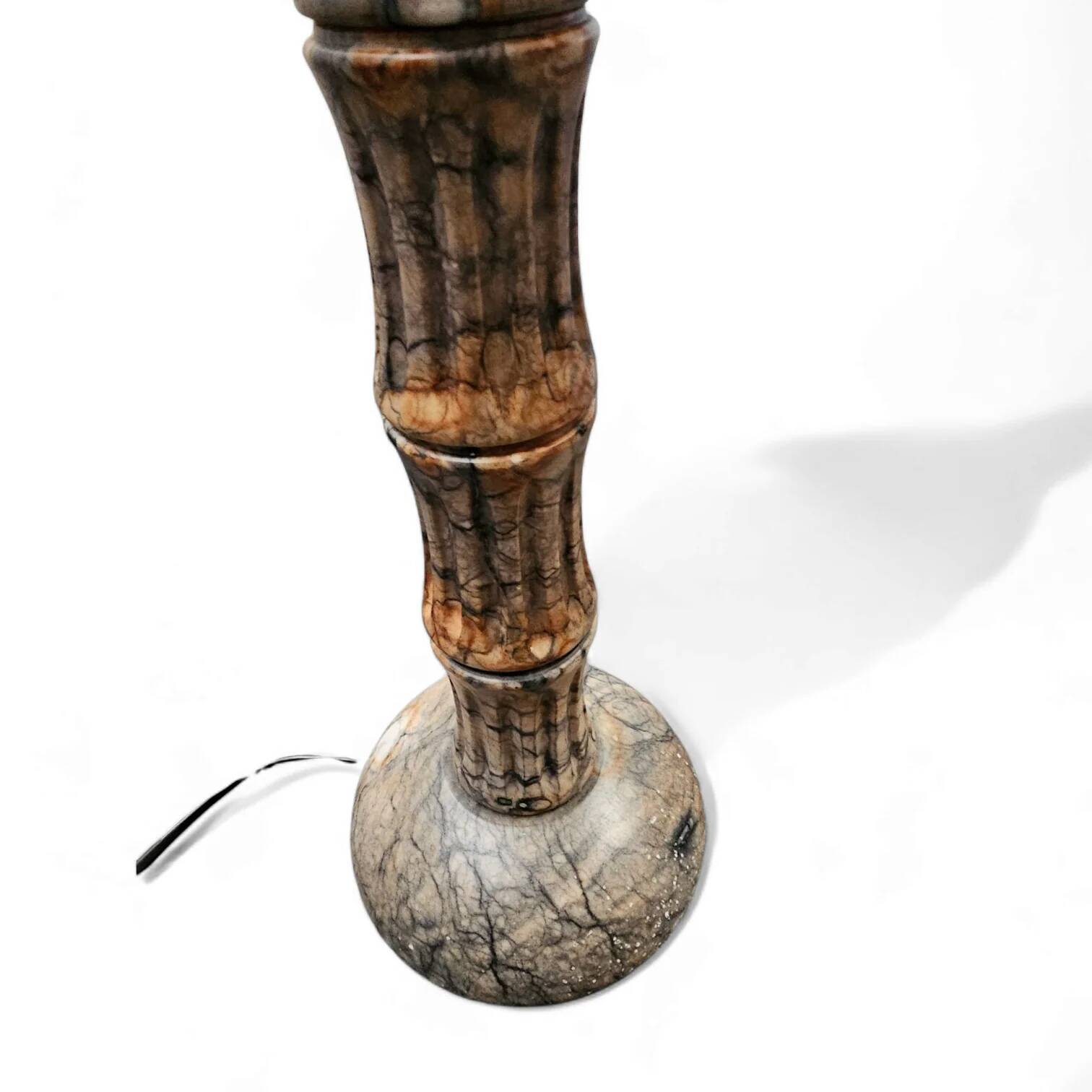 Pegasan Alabaster table lamp / chalice lamp / Spain - 70's