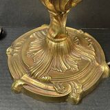 bronze lamp base (very heavy) baroque style 37 cm socket height