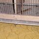 Old wooden bird cage
