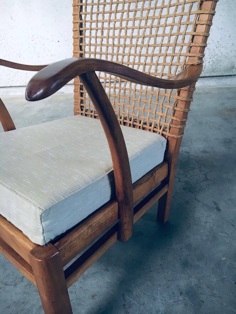 Modernist Easy Chair attributed to Bas van Pelt, Netherlands, 1930s