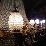 Large chandelier with grapevines