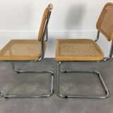 Set of 2 chairs Cesca B32 by Marcel Breuer