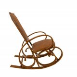 A pair of unique Art Deco rocking chairs, Poland, circa 1930.