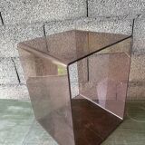 Case cube shelf coffee table plexiglass smoked (3 available)