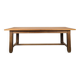 Table de ferme en chêne et manguier