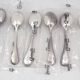 Christofle Albi 10 tea, coffee, dessert spoons, 13.5 cm, including 9 new in packaging.