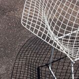 Fauteuil Diamond Chair blanc, Harry Bertoia, 1960