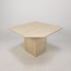 Italian Travertine Coffee Table, 1980s