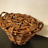 Old basket for collectible doll