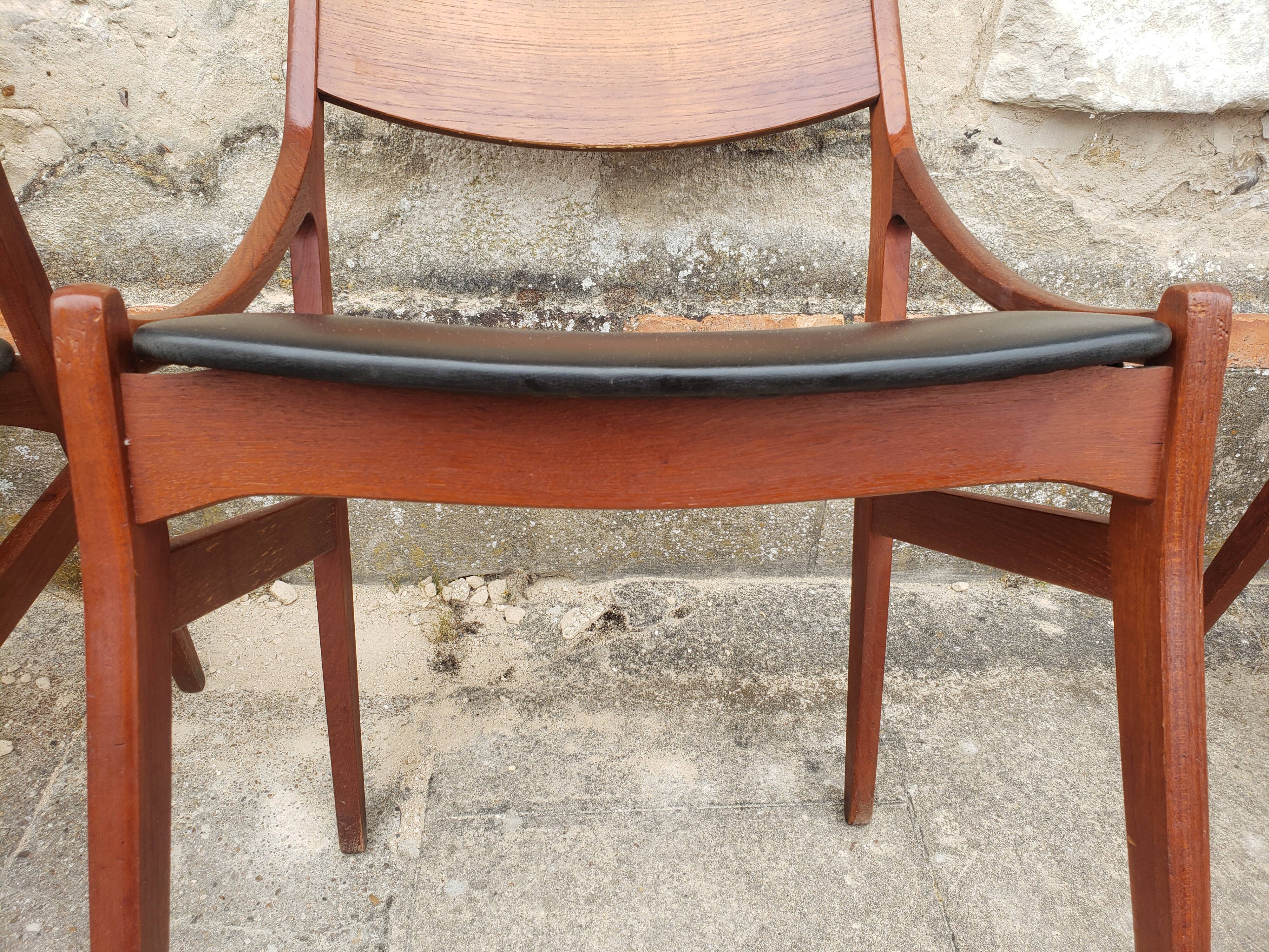 Danish Scandinavian chairs Verstevig Eriksen