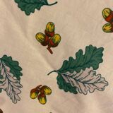 New round cotton tablecloth