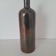Bouteille en grès marron foncé vintage