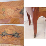 Chest 5 drawers inlaid