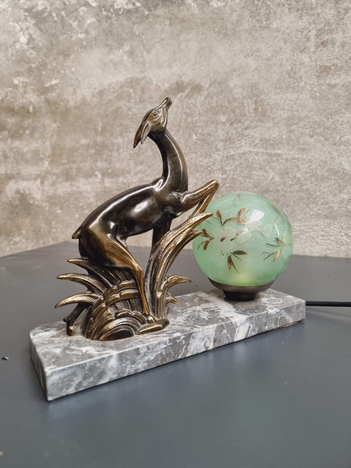 Art deco lamp French table lamp