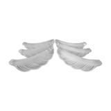 Opalescent glass leaf knife holder