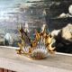 Bayel crystal bowl and gilding, 1950-60