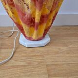 Vintage lamp Marie Stuart "Laces" – Resin & marble – 1970s