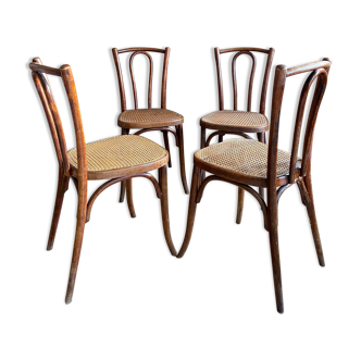4 bistro chairs canned