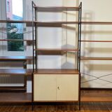 Modular vintage shelves of the 60s with box