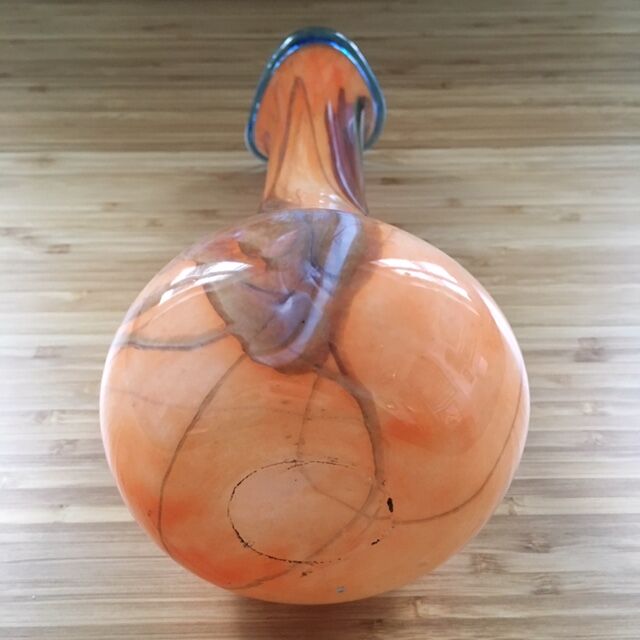 Vase en verre mélangé