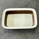 Vintage Scandinavian Rörstrand Forma Dish - 70s-80s - Beige and Chocolate