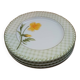 4 vintage porcelain plates
