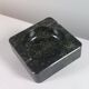 Vintage handmade ashtray in black marble