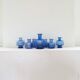 7 vases midcentury modern par Per Lutken pour Holmegaard, Danemark