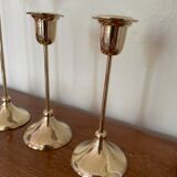 Gilded brass candlesticks