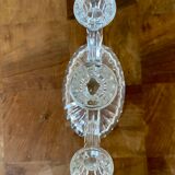 3-spoke glass candle holder