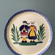 Set of 3 old plates MBFA Pornic, peninsula of Rhuys
