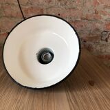 Vintage industrial factory ceiling lamp from wikasy a23, 1960s