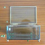 Glass and mirror jewellery box
