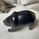 Art Deco style ceramic black bear