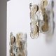 Pair of julius theodor kalmar glass wall lights, 1960s