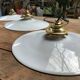 Opaline pendant lights