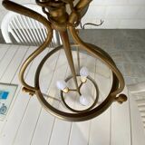 Cylindrical chandelier with 3 lamps